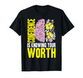 Confidence Is Knowing Your Worth T-Shirt - Fun Novelty Design Men Women - T-Shirt, Sweatshirt, Hoodie