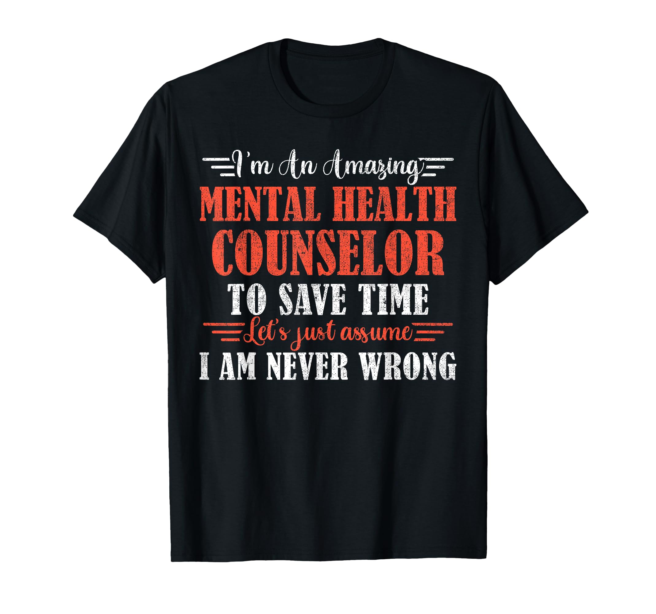 Funny Mental Health Counselor Gift T-Shirt - Custom Art Print for Adults - T-Shirt, Sweatshirt, Hoodie