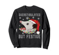 Overstimulated But Festive Possum Sweatshirt - Custom Art Print Men Women - T-Shirt, Sweatshirt, Hoodie