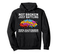 Mental Health Awareness Gifts Brain Hoodie - Streetwear Style Men Women - T-Shirt, Sweatshirt, Hoodie