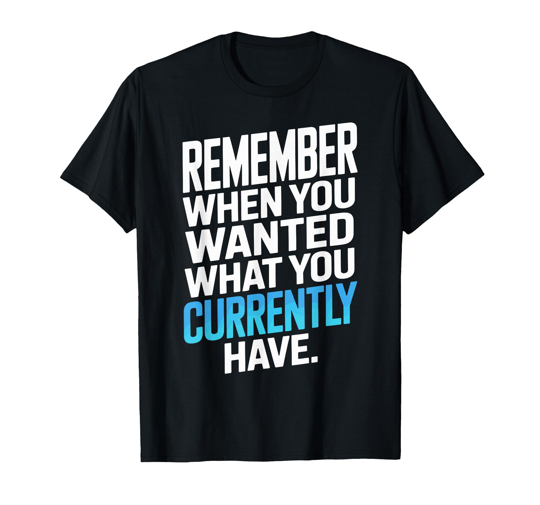 Remember When You Wanted What You T-Shirt - Custom Art Print Unisex - T-Shirt, Sweatshirt, Hoodie