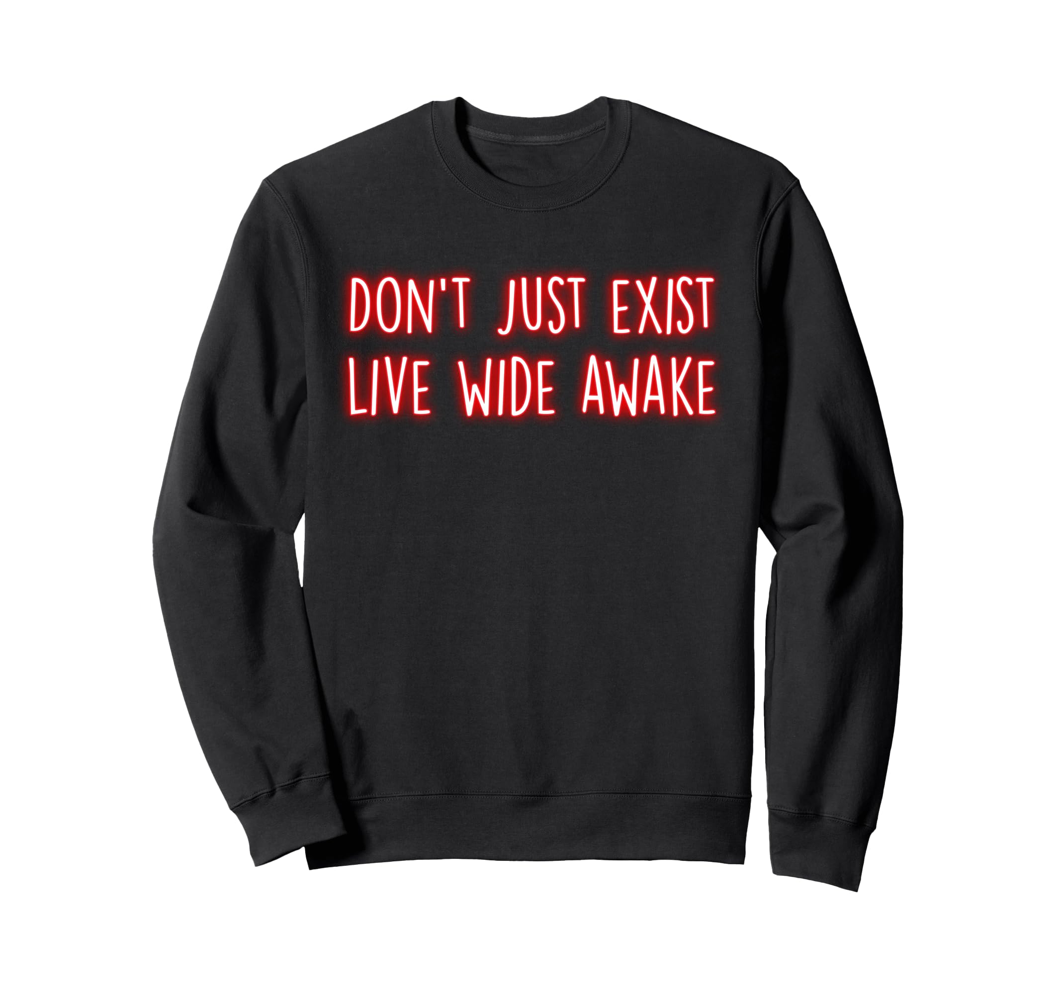 Live Wide Awake Mindfulness Inner Sweatshirt - Aesthetic Graphic Unisex - T-Shirt, Sweatshirt, Hoodie