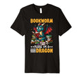 Bookworm Please Im Book Dragon T-Shirt - Casual Everyday Wear Men Women - T-Shirt, Sweatshirt, Hoodie