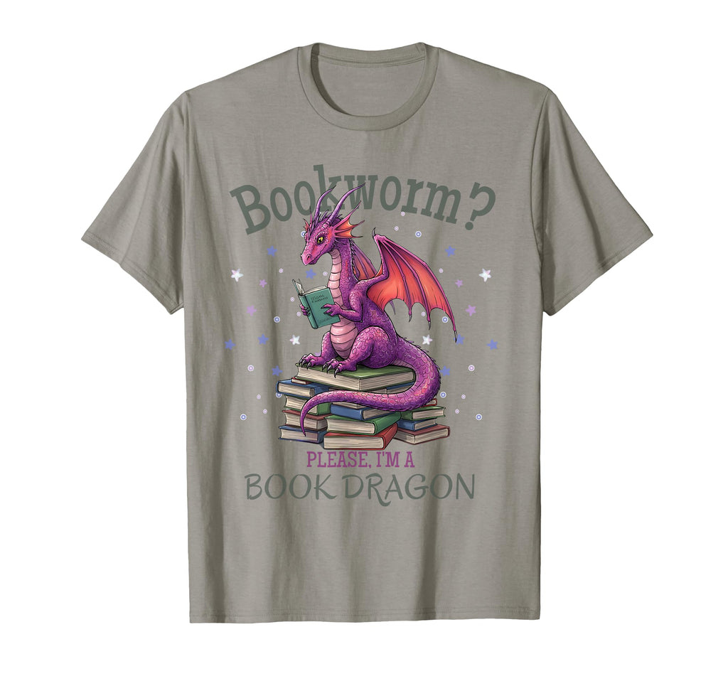 Distressed Bookworm Dragons Reading T-Shirt - Trendy Graphic Men Women - T-Shirt, Sweatshirt, Hoodie