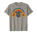 Self Love Club Sunflower Rainbow Mental T-Shirt - Novelty Apparel Unisex - T-Shirt, Sweatshirt, Hoodie