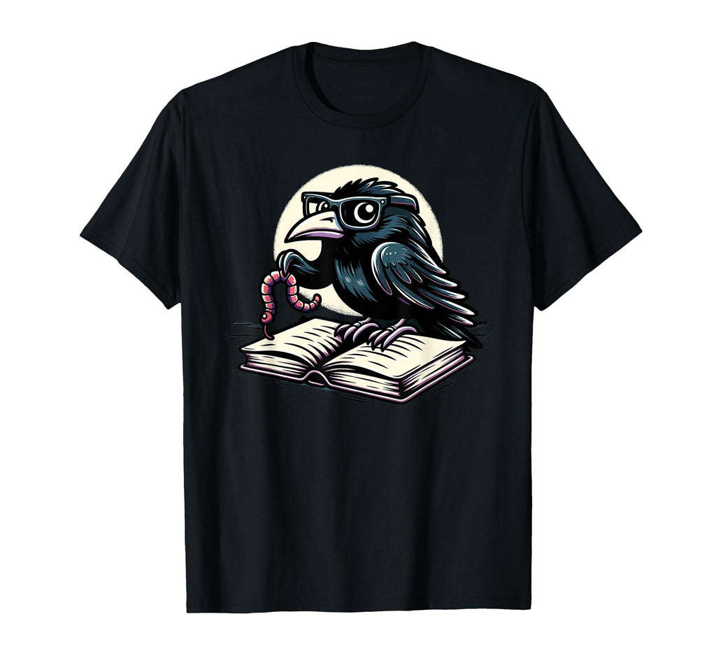 Edgar Allan Poe Raven Gothic T-Shirt - Minimalist Print Men Women - T-Shirt, Sweatshirt, Hoodie