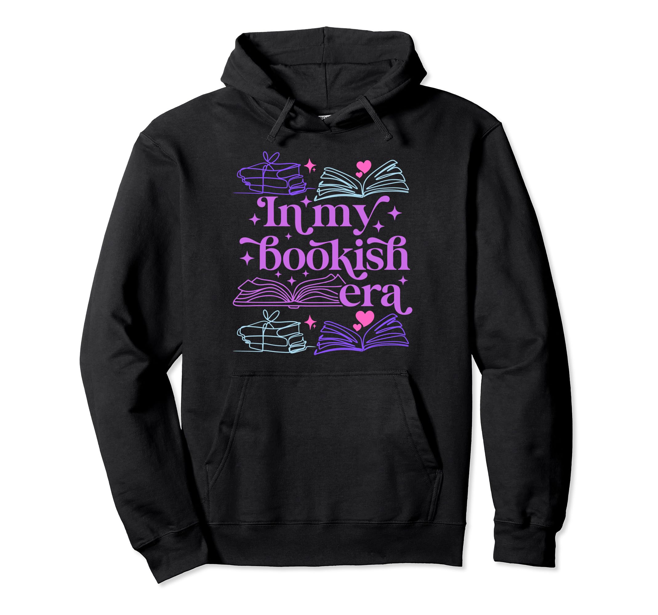 My Bookish Era Book Lover Hoodie - Streetwear Style for Adults - T-Shirt, Sweatshirt, Hoodie