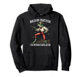 Hold Partner Im Overstimulated Cowboy Hoodie - Minimalist Print Men Women - T-Shirt, Sweatshirt, Hoodie