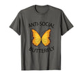 Anti Social Butterfly Social Club T-Shirt - Trendy Graphic for Adults - T-Shirt, Sweatshirt, Hoodie