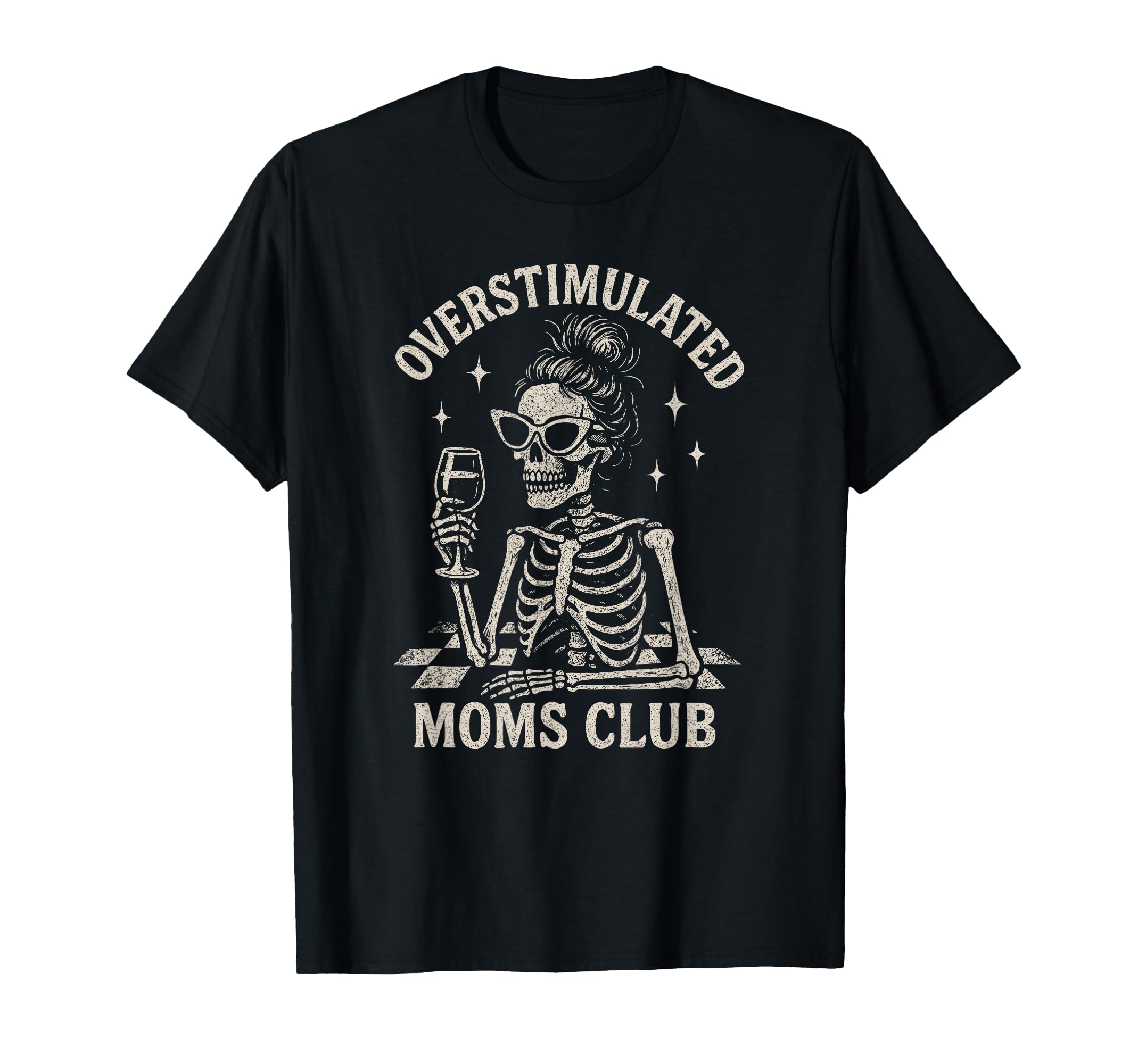 Overstimulated Moms Club Mothers T-Shirt - Aesthetic Graphic for Adults - T-Shirt, Sweatshirt, Hoodie