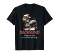 Dachshund Through Snow Wiener Dog T-Shirt - Aesthetic Graphic Men Women - T-Shirt, Sweatshirt, Hoodie