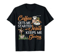 Coffee Gets Me Started Jesus Keeps Me T-Shirt - Streetwear Style Men Women - T-Shirt, Sweatshirt, Hoodie
