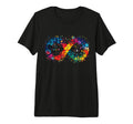 Autistic Pride Glowing Infinity T-Shirt - Novelty Apparel for Adults - T-Shirt, Sweatshirt, Hoodie