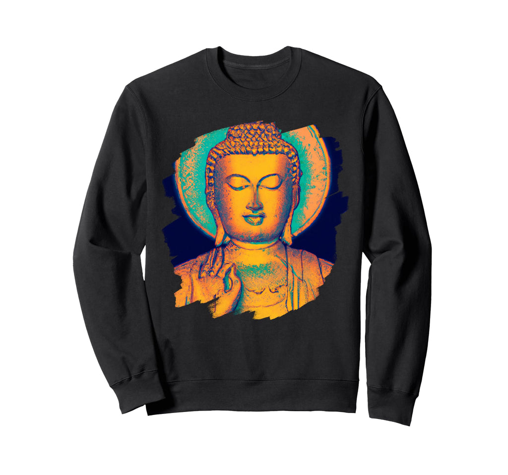 Zen Buddha Mandala Spiritual Sweatshirt - Streetwear Style for Adults - T-Shirt, Sweatshirt, Hoodie