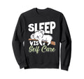 Sleep Is Self Care Koala Sleeping Sweatshirt - Minimalist Print for Adults - T-Shirt, Sweatshirt, Hoodie