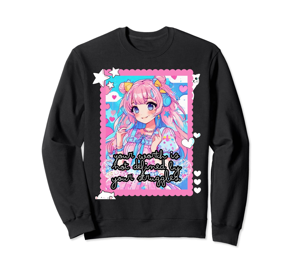 Gothic Dreams Empowered Mind Sweatshirt - Casual Everyday Wear Men Women - T-Shirt, Sweatshirt, Hoodie