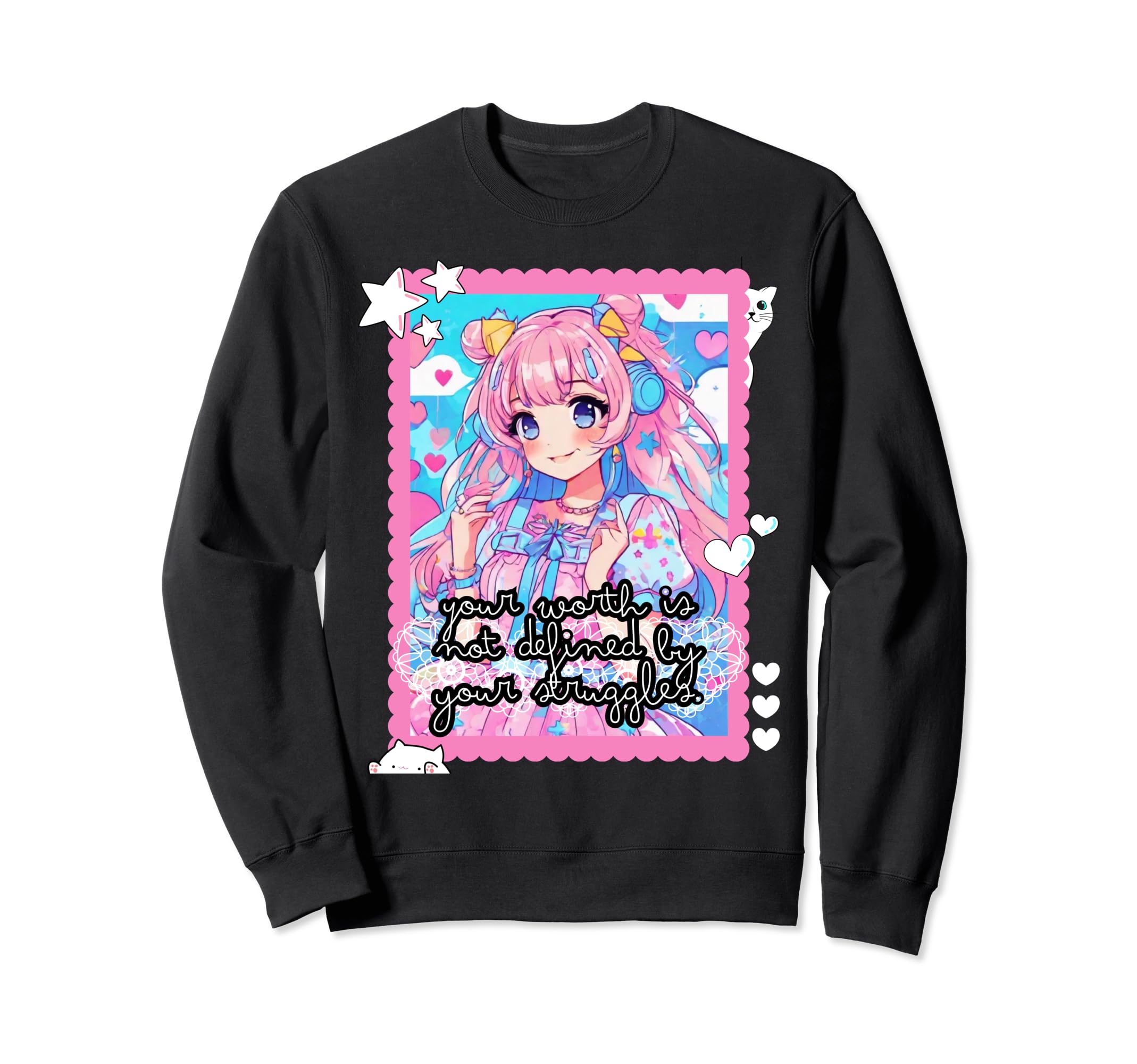 Gothic Dreams Empowered Mind Sweatshirt - Casual Everyday Wear Men Women - T-Shirt, Sweatshirt, Hoodie