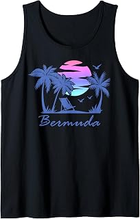 Bermuda Beach Vacation Cruise Trip Souvenir Tank Top Unisex T-shirt, Sweatshirt, Hoodie, Long Sleeve Tee - T-Shirt, Sweatshirt, Hoodie
