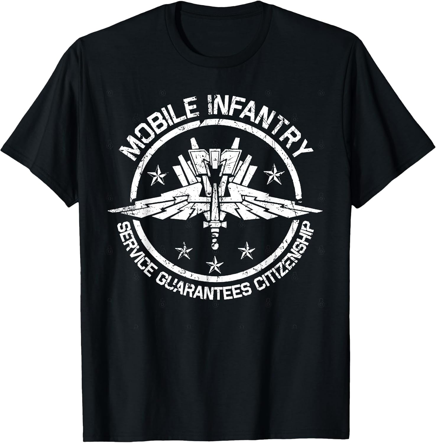Vintage Mobile Infantry Crest Unisex T-shirt, Sweatshirt, Hoodie, Long Sleeve Tee - T-Shirt, Sweatshirt, Hoodie