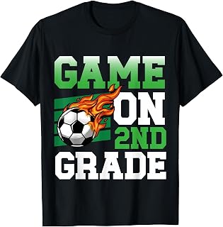 Funny Game On 2nd Grade Soccer Player Back to School Kids T-Shirt Unisex T-shirt, Sweatshirt, Hoodie, Long Sleeve Tee - T-Shirt, Sweatshirt, Hoodie
