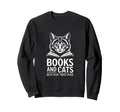 Books And Cats Best Plot Twist Sweatshirt - Fun Novelty Design Men Women - T-Shirt, Sweatshirt, Hoodie