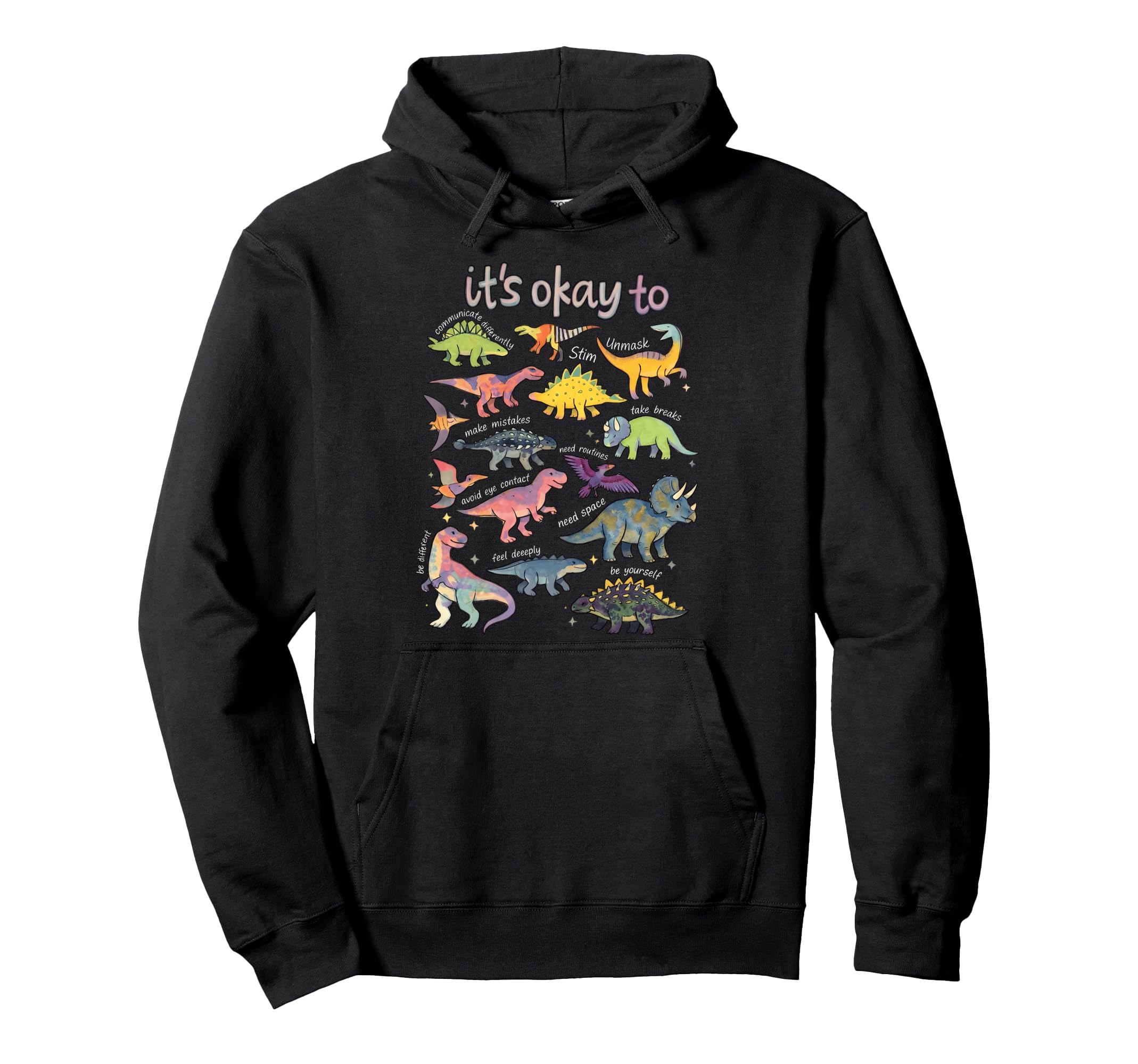 Autism Awareness Its Okay To Be Different Hoodie - Trendy Graphic Unisex - T-Shirt, Sweatshirt, Hoodie