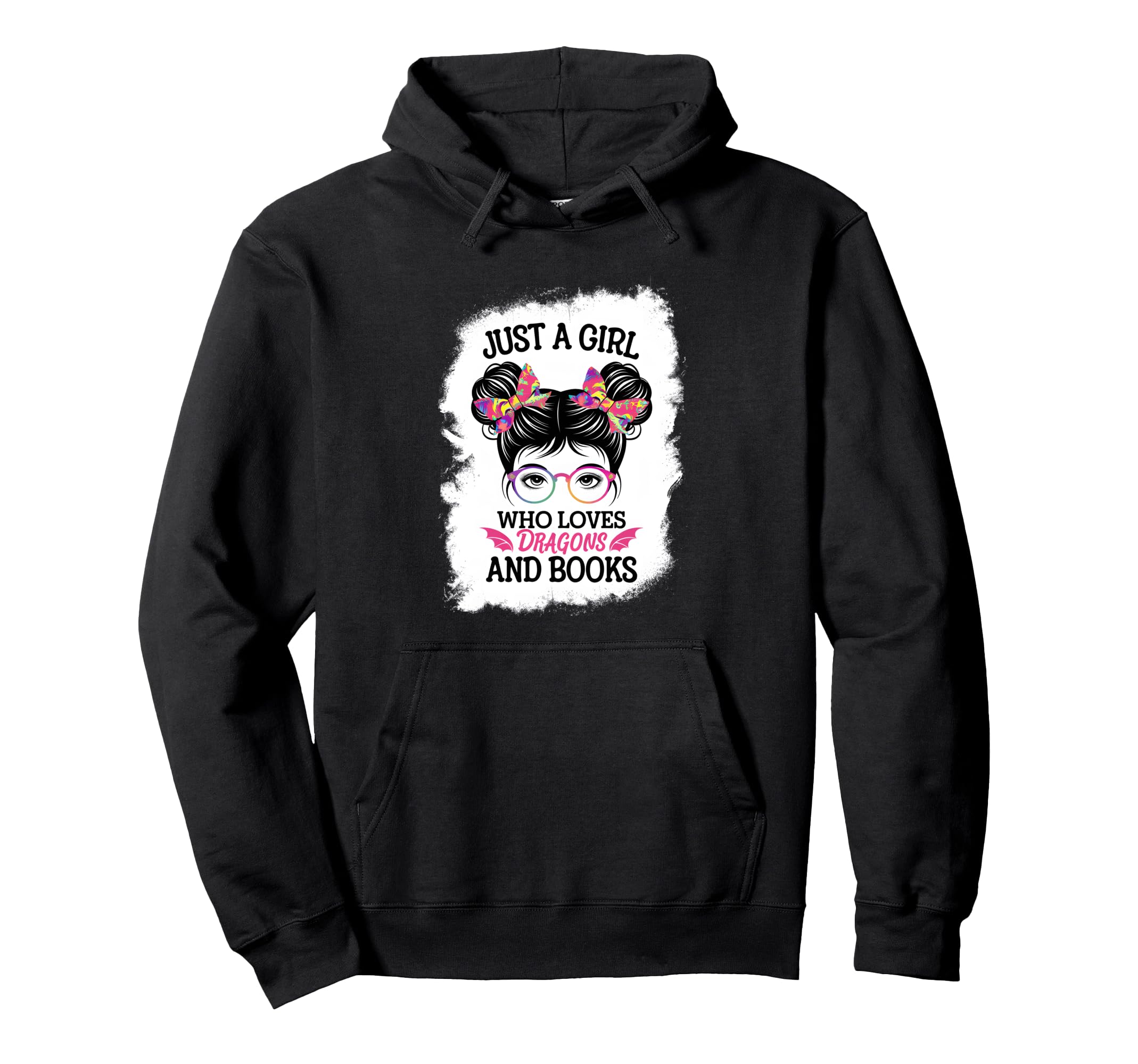 Just Who Loves Dragons And Books Hoodie - Novelty Apparel Men Women - T-Shirt, Sweatshirt, Hoodie