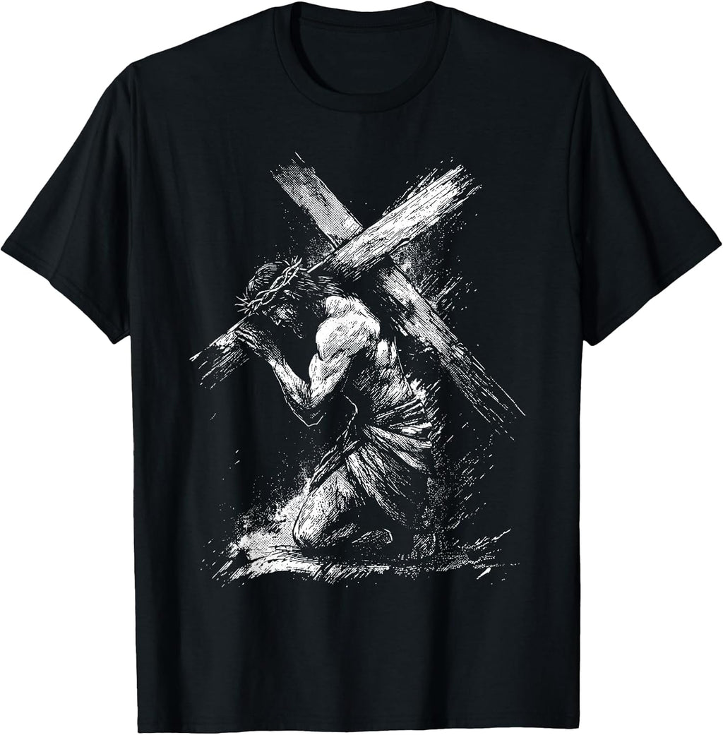 Happy Easter Jesus Cross Christian Tees Unisex T-shirt, Sweatshirt, Hoodie, Long Sleeve Tee - T-Shirt, Sweatshirt, Hoodie