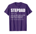 Stepdad Definition Fathers Day Proud T-Shirt - Custom Art Print for Adults - T-Shirt, Sweatshirt, Hoodie