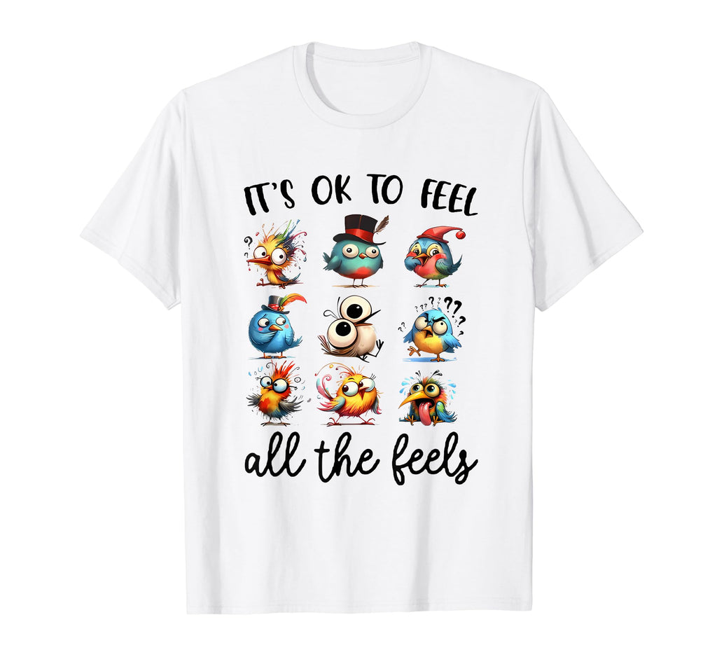 School Counselor Its Ok To Feel All T-Shirt - Streetwear Style for Adults - T-Shirt, Sweatshirt, Hoodie