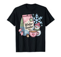 Winter Reader Tea And Snowman Book T-Shirt - Casual Everyday Wear Unisex - T-Shirt, Sweatshirt, Hoodie