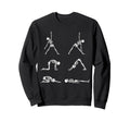 Funny Skeletons Yoga Meditation Sweatshirt - Minimalist Print Unisex - T-Shirt, Sweatshirt, Hoodie