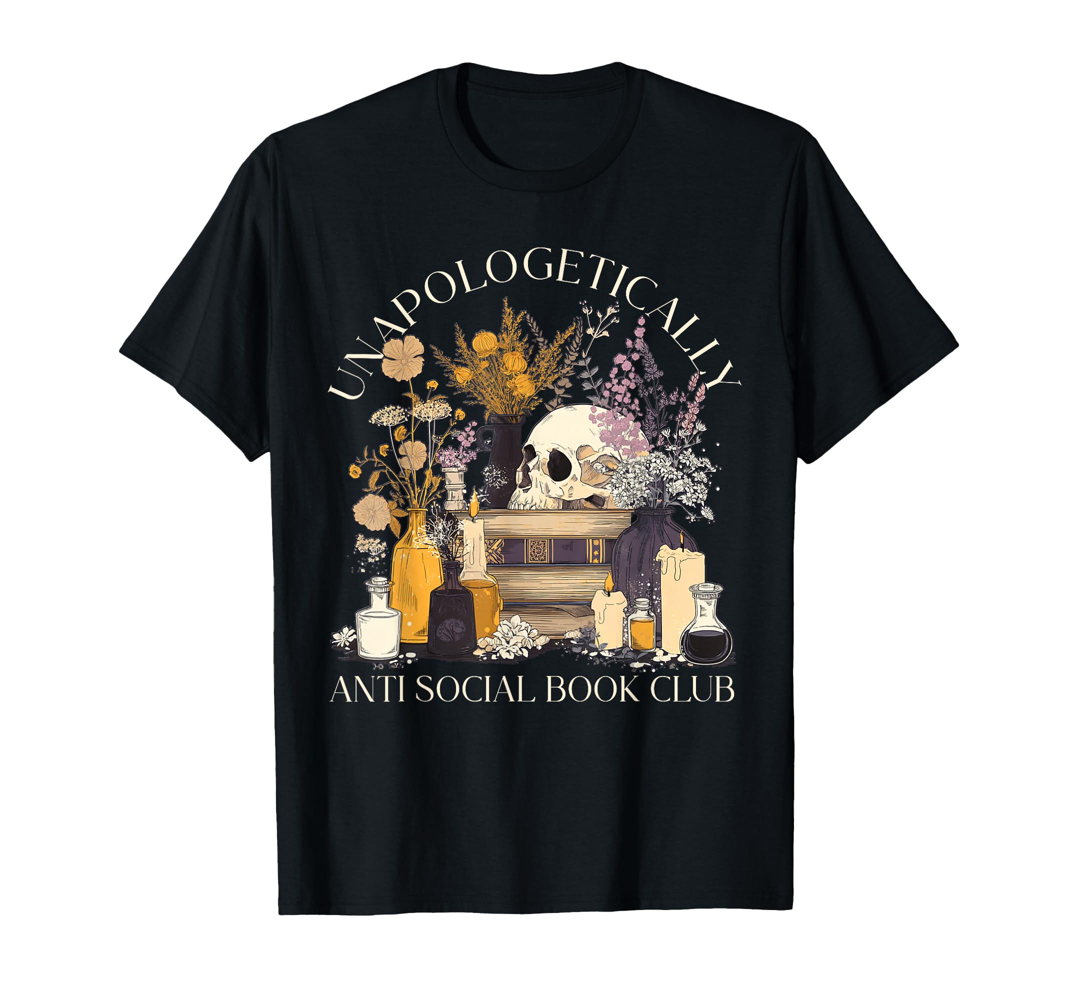 Funny Unapologetically Anti Social Book T-Shirt - Unique Graphic Men Women - T-Shirt, Sweatshirt, Hoodie