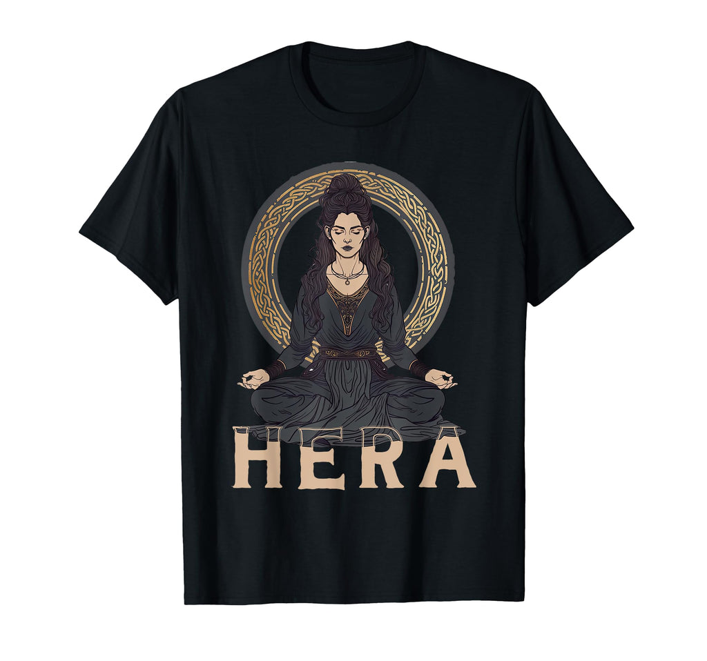 Olympian Goddess Hera Meditation Funny T-Shirt - Fun Novelty Design Unisex - T-Shirt, Sweatshirt, Hoodie