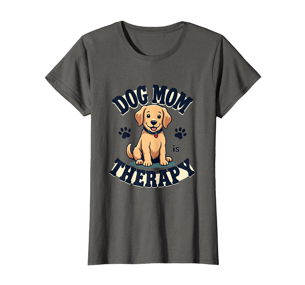 Best Dog Mom Ever Therapy Heartfelt Pet T-Shirt - Custom Art Print Unisex - T-Shirt, Sweatshirt, Hoodie