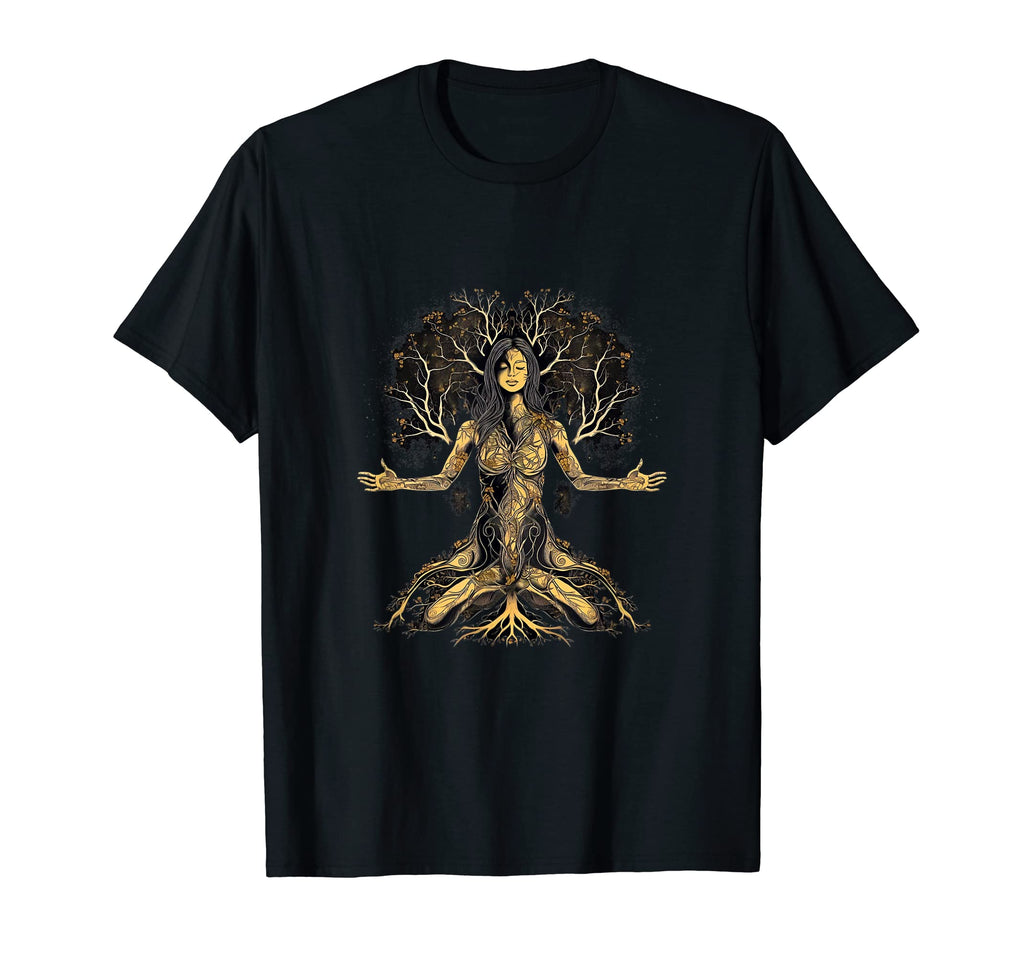 Yoga Pose Namaste Yogi Spiritual T-Shirt - Aesthetic Graphic for Adults - T-Shirt, Sweatshirt, Hoodie