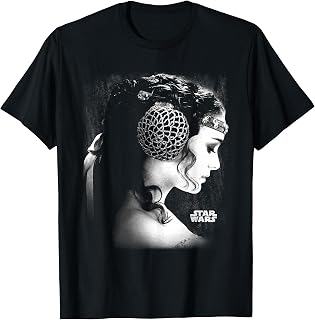 Padme Amidala Black & White Side Profile Portrait T-Shirt Unisex T-shirt, Sweatshirt, Hoodie, Long Sleeve Tee - T-Shirt, Sweatshirt, Hoodie