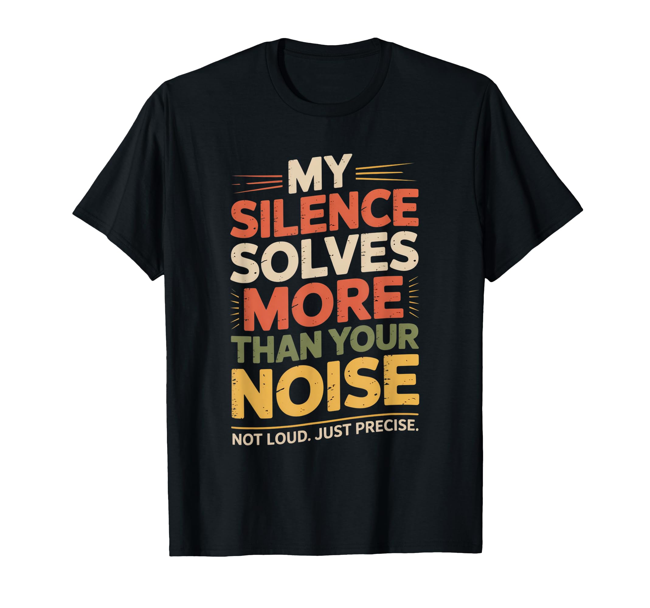 Introvert Calm Solves More Than Loud T-Shirt - Trendy Graphic for Adults - T-Shirt, Sweatshirt, Hoodie