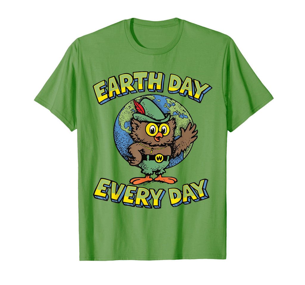 Earth Day Every Day Woodsy Owl Give T-Shirt - Aesthetic Graphic for Adults - T-Shirt, Sweatshirt, Hoodie