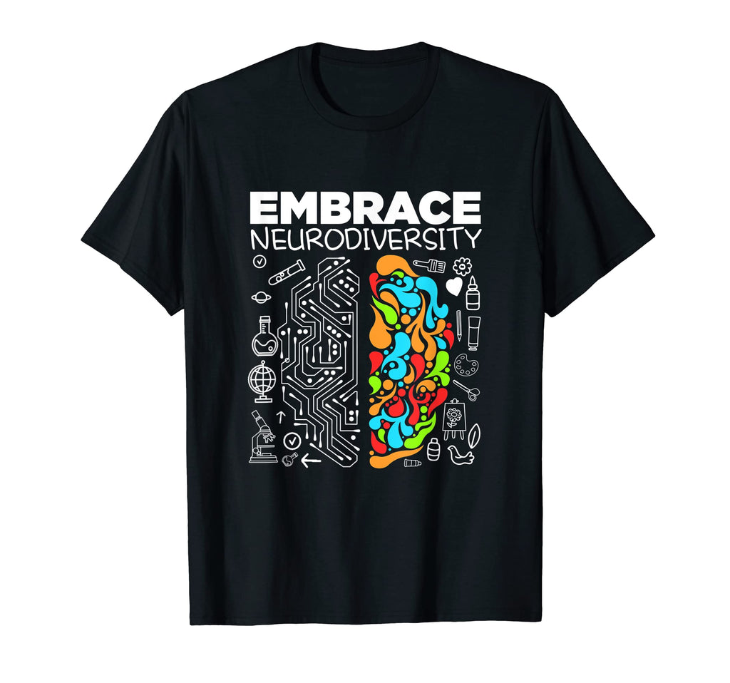 Autism Awareness Embrace T-Shirt - Custom Art Print Men Women - T-Shirt, Sweatshirt, Hoodie