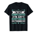 Overthinking Overthinker Funny T-Shirt - Minimalist Print for Adults - T-Shirt, Sweatshirt, Hoodie