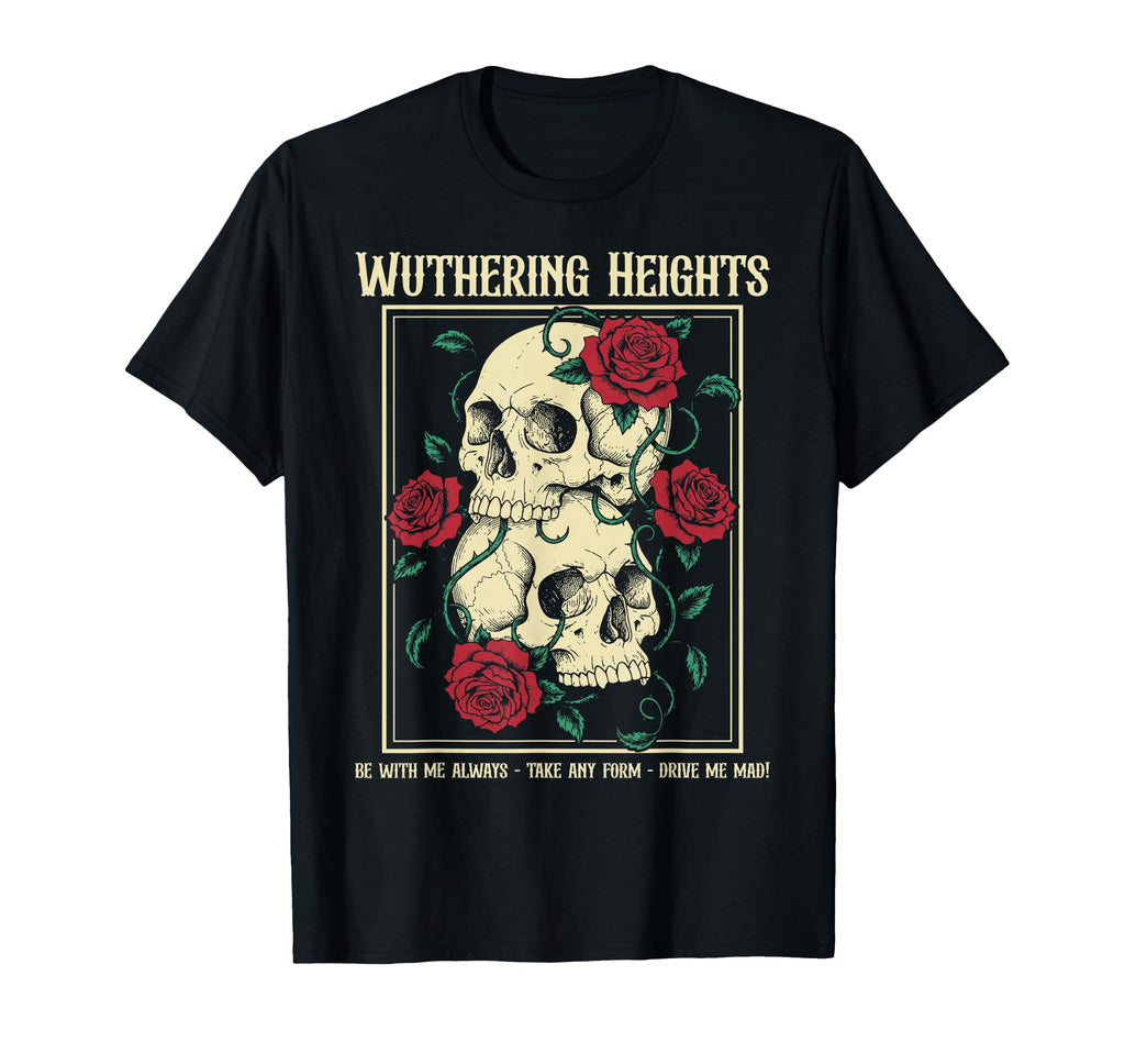 Wuthering Heights Gothic Book Lover T-Shirt - Graphic Print Men Women - T-Shirt, Sweatshirt, Hoodie