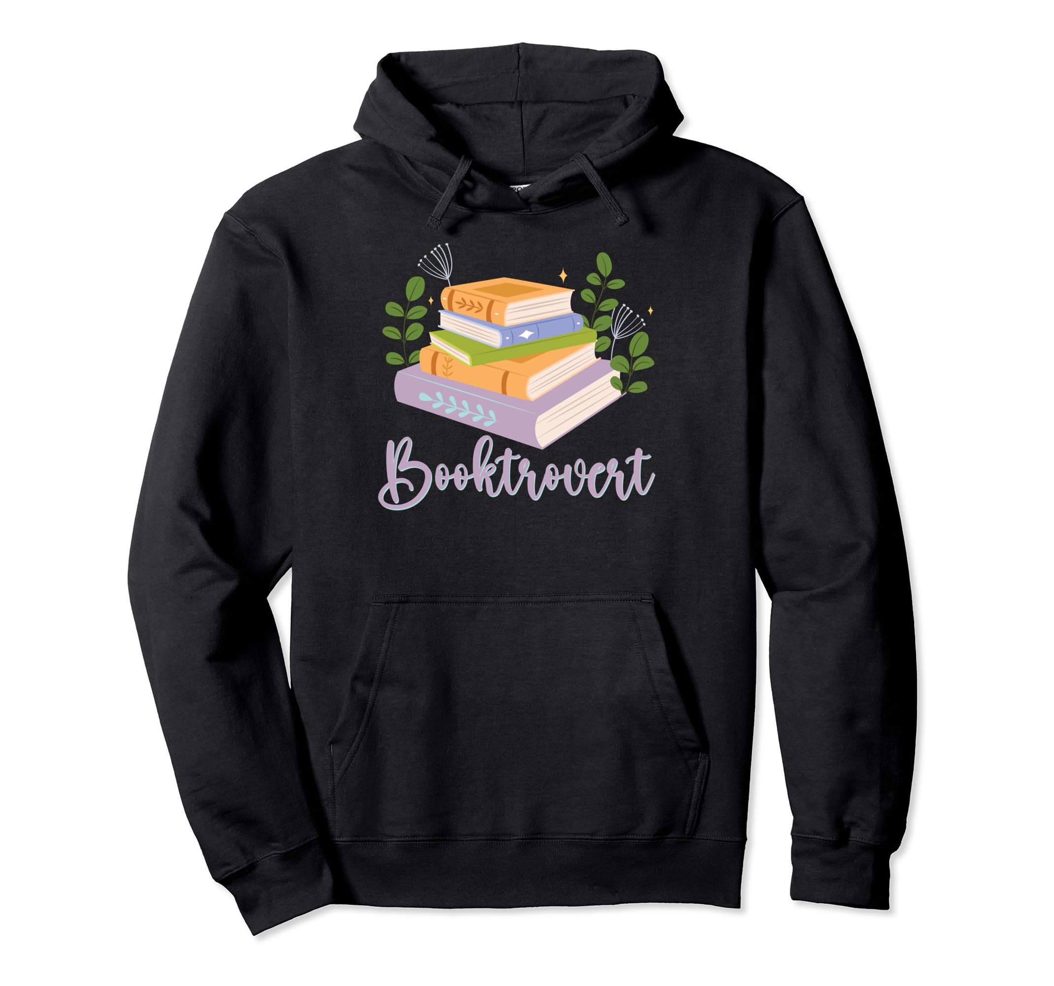 Booktrovert Bookworm Introvert Hoodie - Graphic Print Men Women - T-Shirt, Sweatshirt, Hoodie