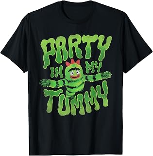 Yo Gabba Gabba! Party in My Tummy Brobee Kids TV Show T-Shirt Unisex T-shirt, Sweatshirt, Hoodie, Long Sleeve Tee - T-Shirt, Sweatshirt, Hoodie