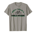 Speech Therapy Is Wheelie Awesome T-Shirt - Minimalist Print Men Women - T-Shirt, Sweatshirt, Hoodie