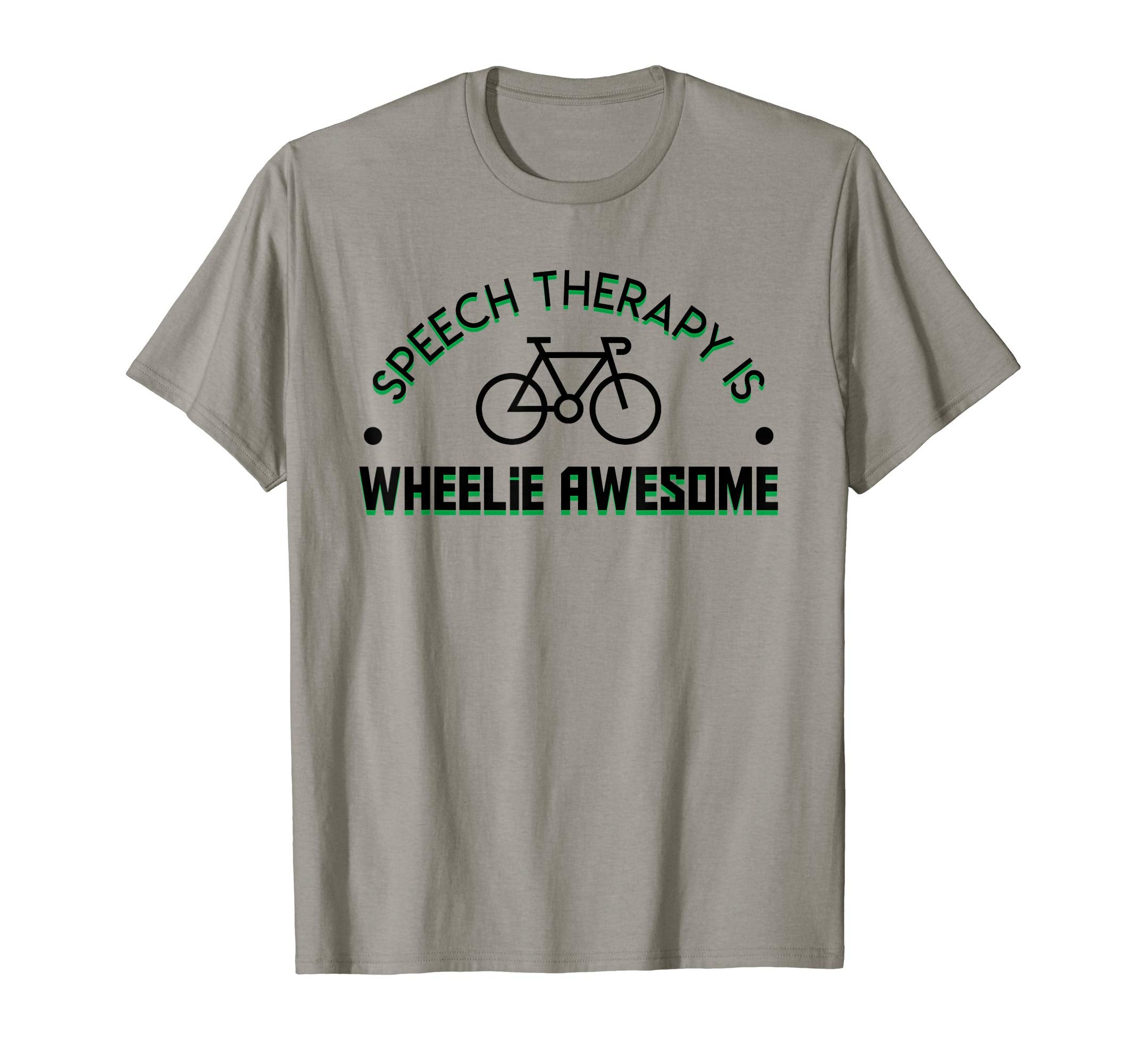 Speech Therapy Is Wheelie Awesome T-Shirt - Minimalist Print Men Women - T-Shirt, Sweatshirt, Hoodie