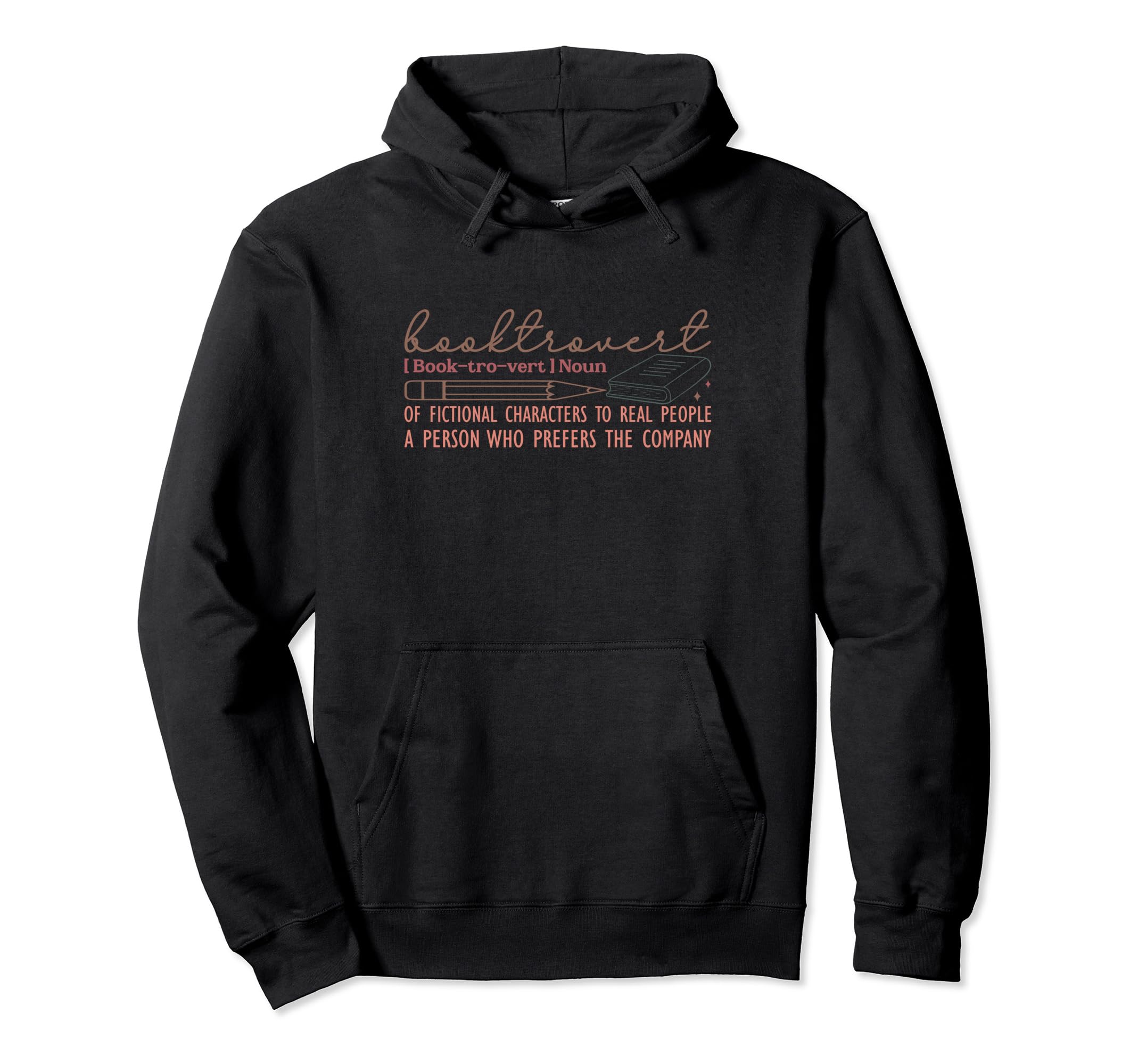 Booktrovert Funny Definition Book Lovers Hoodie - Custom Art Print Unisex - T-Shirt, Sweatshirt, Hoodie