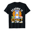 Otter Reading Teacher Literature Book T-Shirt - Novelty Apparel Men Women - T-Shirt, Sweatshirt, Hoodie