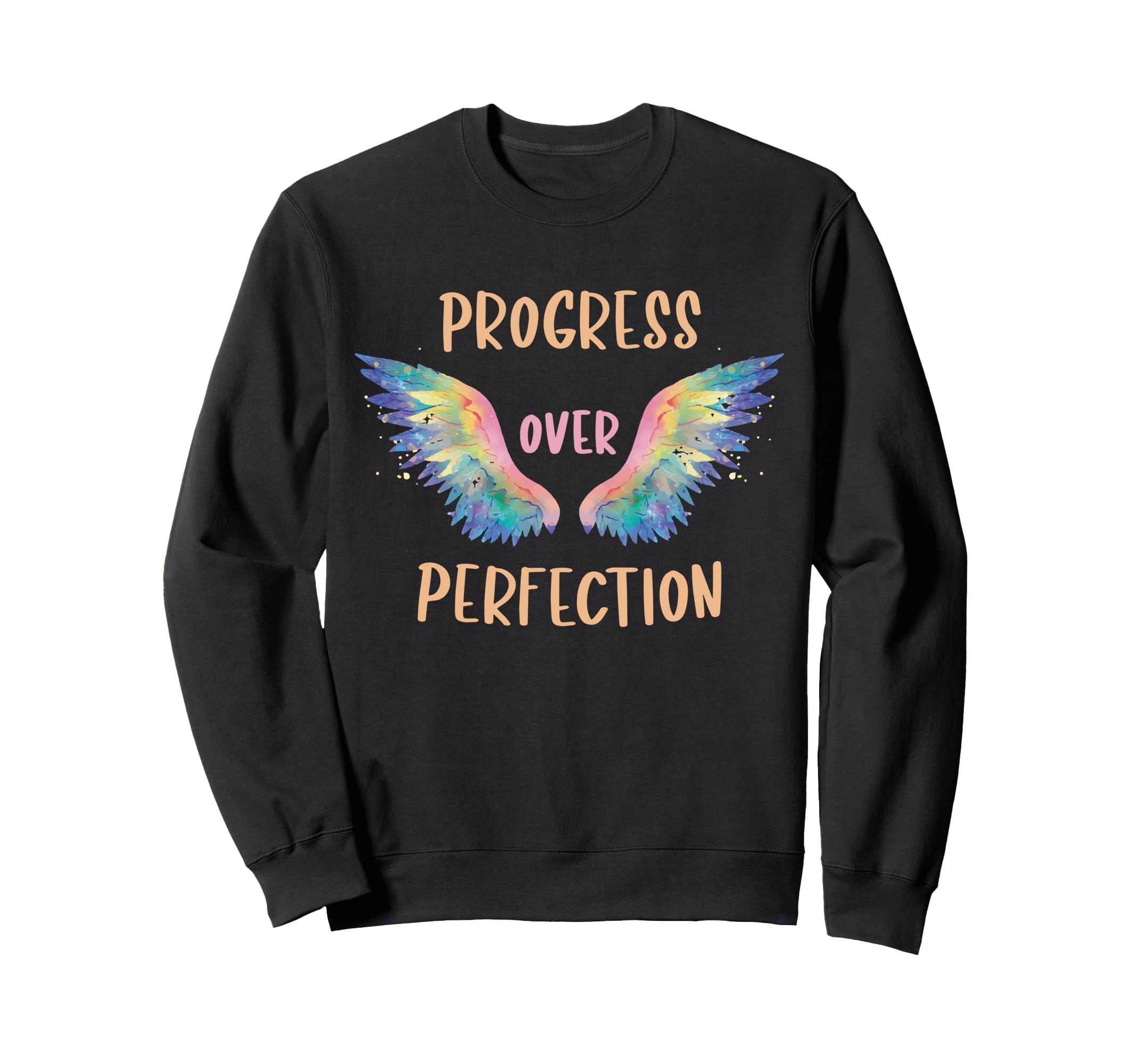 Rainbow Progress Over Sweatshirt - Casual Everyday Wear Men Women - T-Shirt, Sweatshirt, Hoodie