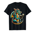 Dragon Reading Book Dragon Enthusiast T-Shirt - Unique Graphic for Adults - T-Shirt, Sweatshirt, Hoodie